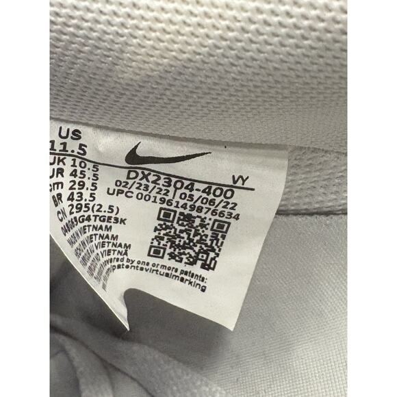 Nike Air Force 1 Patched Up Los Angeles Blue Sneakers Size 11.5 DX2304-400 main image 4